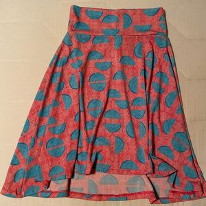 Lularoe Azure swing hi-lo skirt